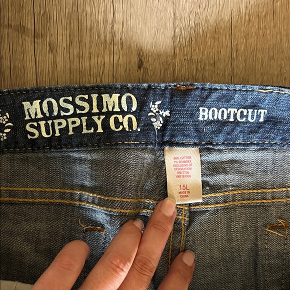 Mossimo Supply Co. Blue Flare Jeans - Picture 5 of 9